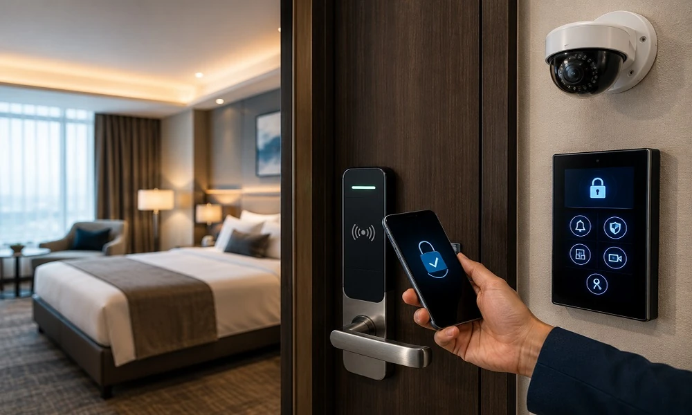 Create Smoother Hotel Operations With Connected Smart Security Solutions